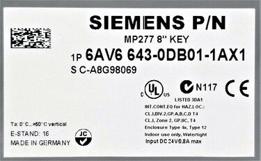 6AV6643-0DB01-1AX1 | Siemens HMIs